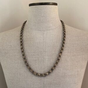 Vintage Kiam Family Silver and Gold Chain Necklace